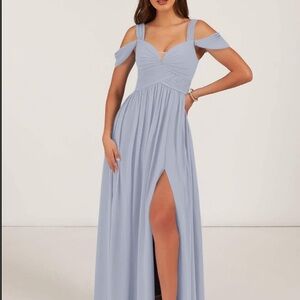 Azazie Dusty Lavender Lianne Size A14